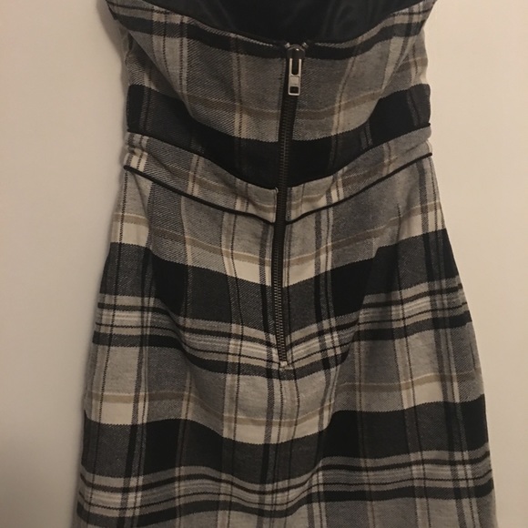 French Connection flannel, structured mini dress - Picture 5 of 6